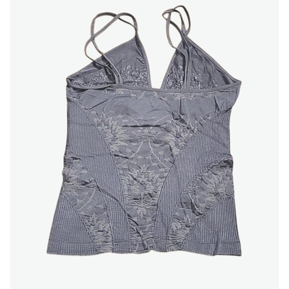 Free People Intimately Mercury Seamless Figure Flattering dual strap Floral Tex - Picture 6 of 9